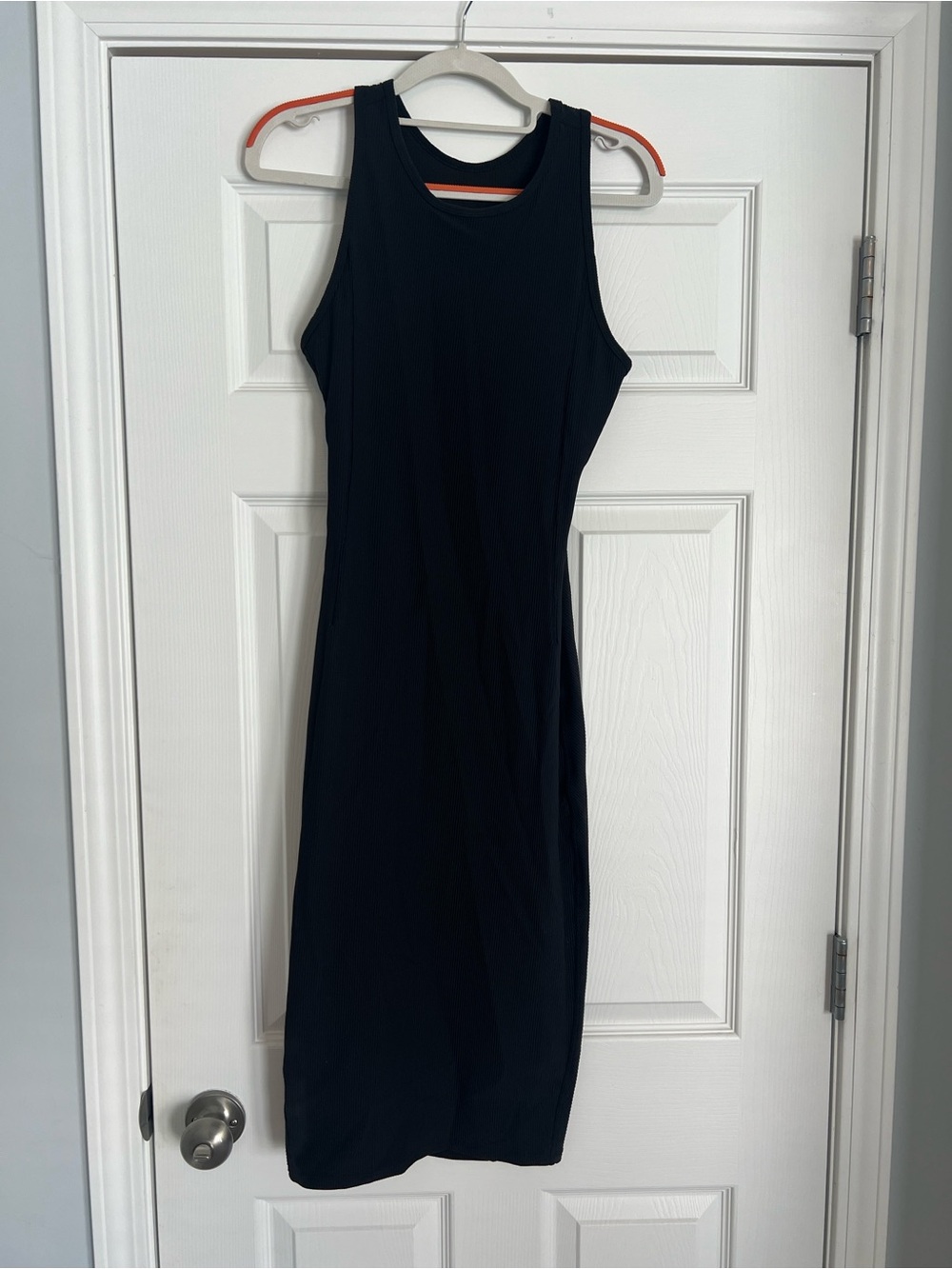 lululemon athletica Black Sleeveless Midi Dress